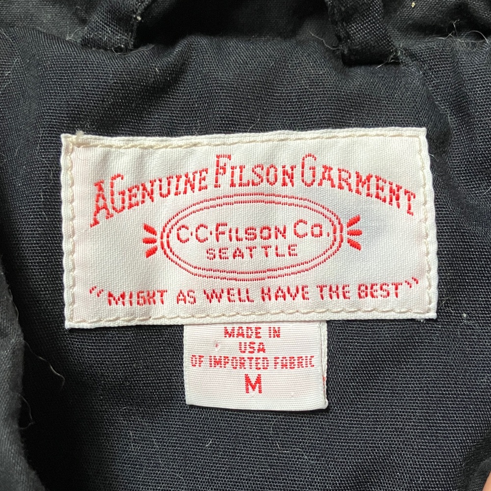 Filson Women's Black Sleeveless Vest - Picture 4 of 5